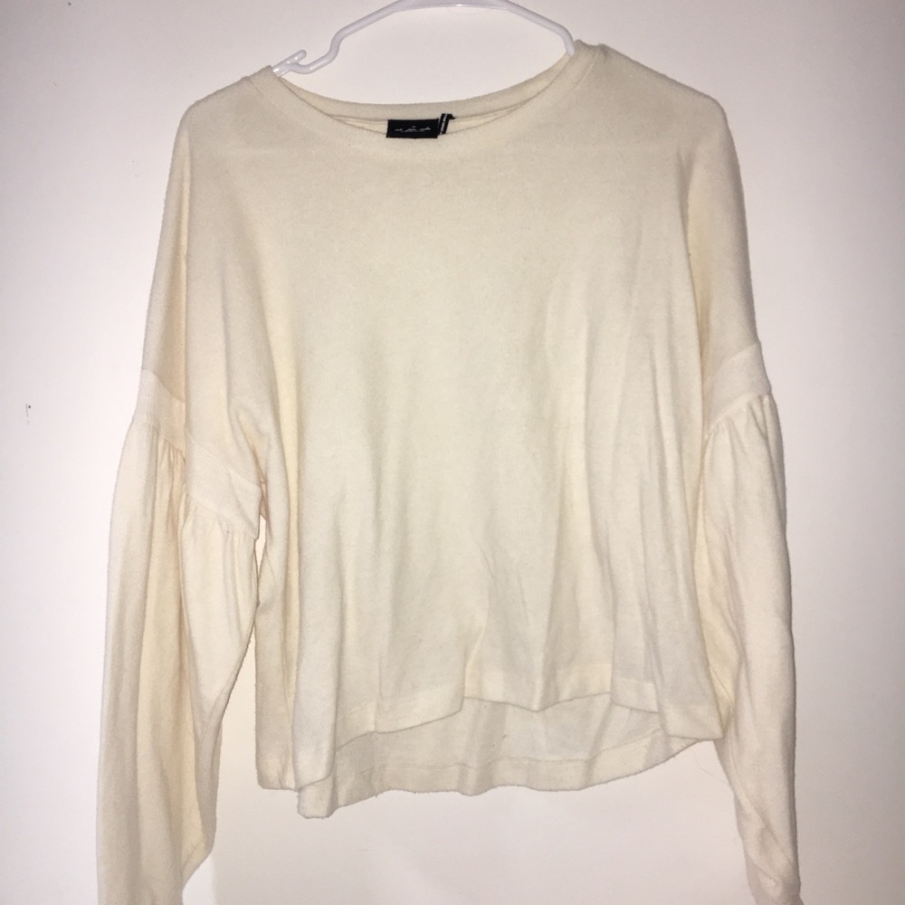 UO Cream Light Sweater